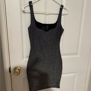 Windsor Glittery Black Dress